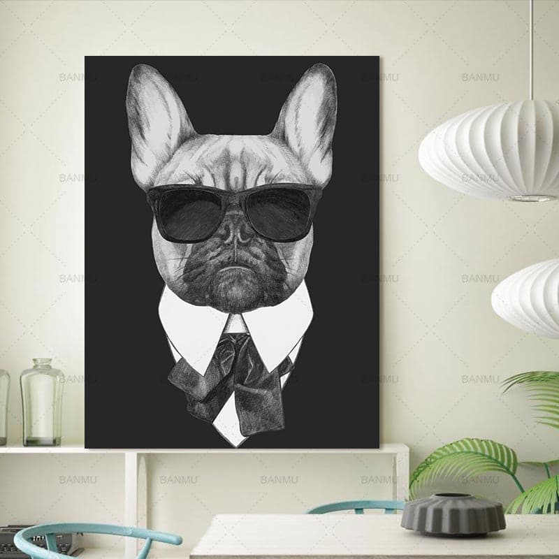 Framed 1 Panel - French Bulldog