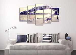 Framed 5 Panels - Bridge
