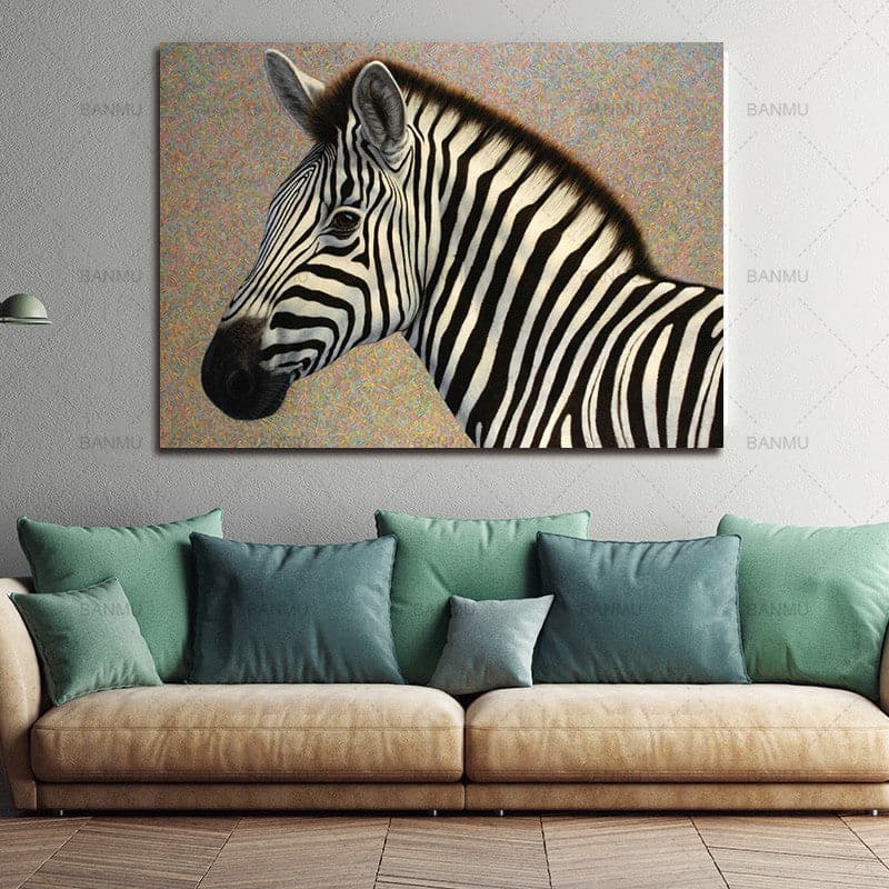 Framed 1 Panel - Zebra