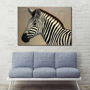 Framed 1 Panel - Zebra