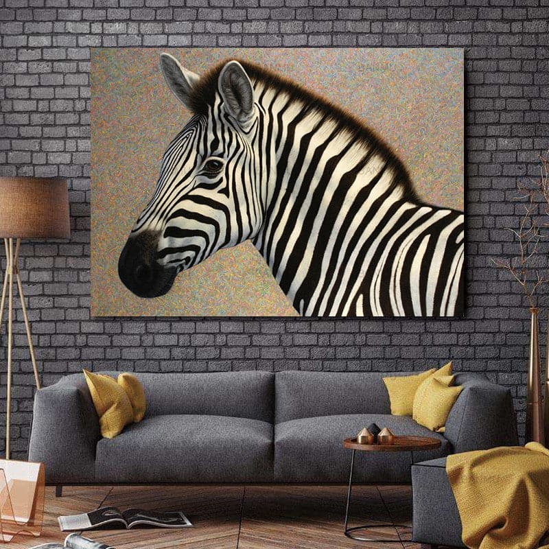 Framed 1 Panel - Zebra