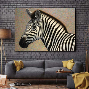 Framed 1 Panel - Zebra