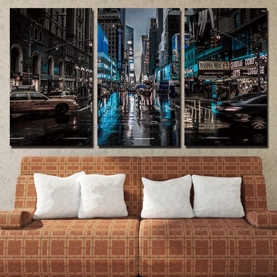 Framed 3 Panels - New York City