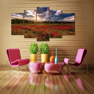 Framed 5 Panels - Landscape
