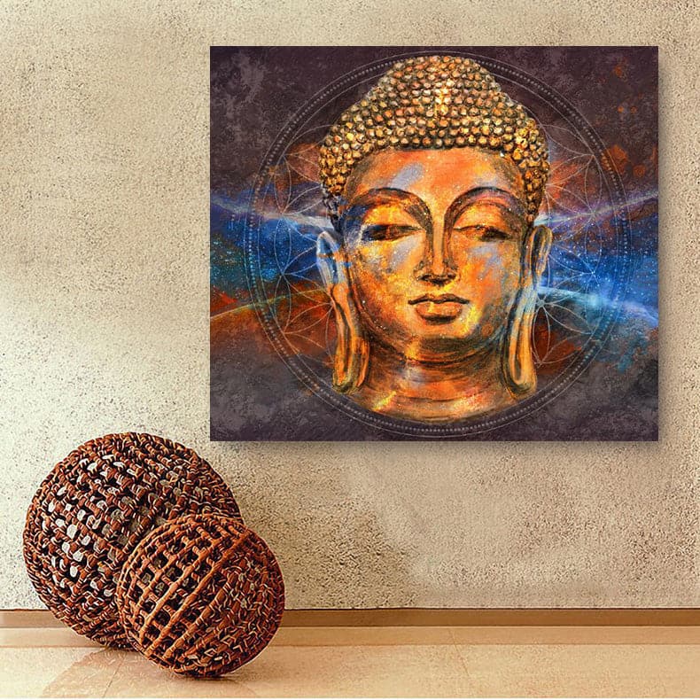 Framed 1 Panel - Buddha Art