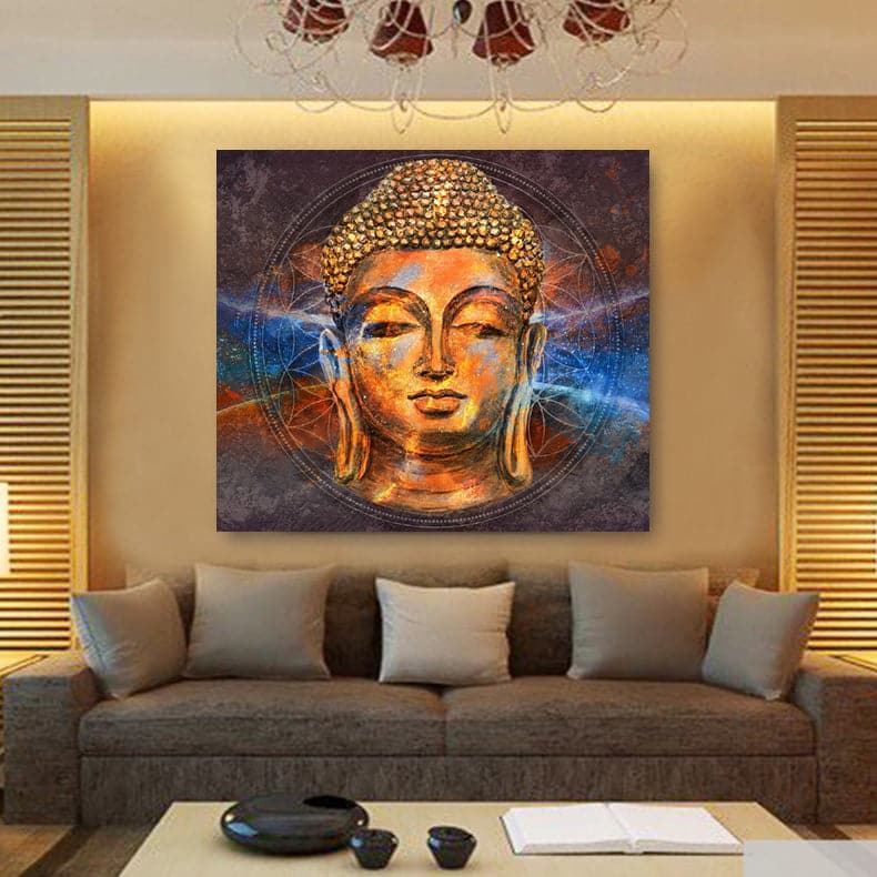 Framed 1 Panel - Buddha Art