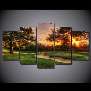 Framed 5 Panels - Landscape