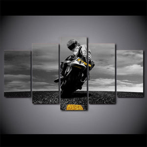 Framed 5 Panels - Motor GP