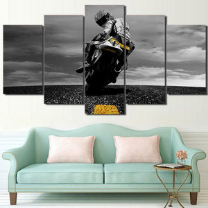 Framed 5 Panels - Motor GP