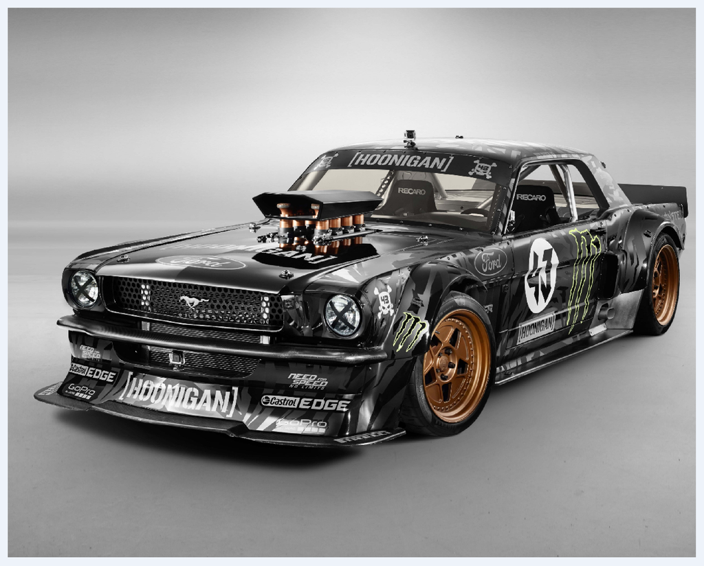 Framed 1 Panel - Ken block's Ford Mustang