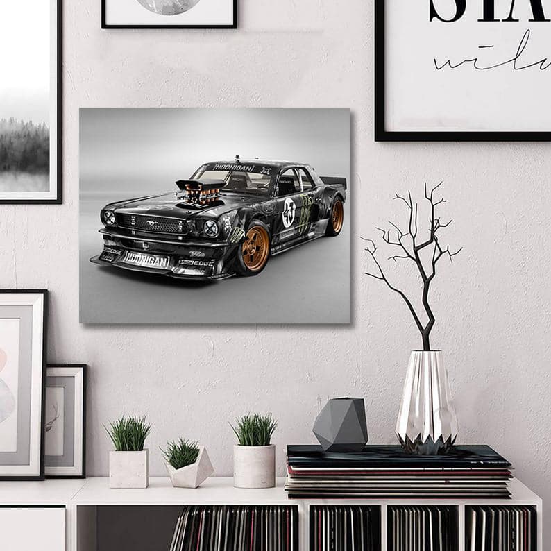 Framed 1 Panel - Ken block's Ford Mustang