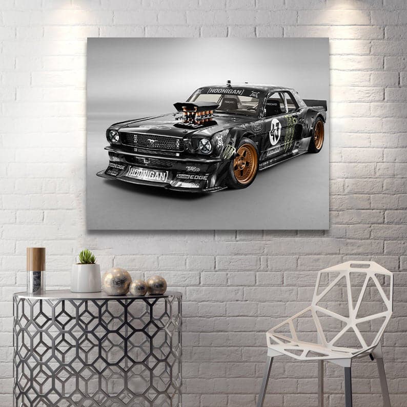 Framed 1 Panel - Ken block's Ford Mustang