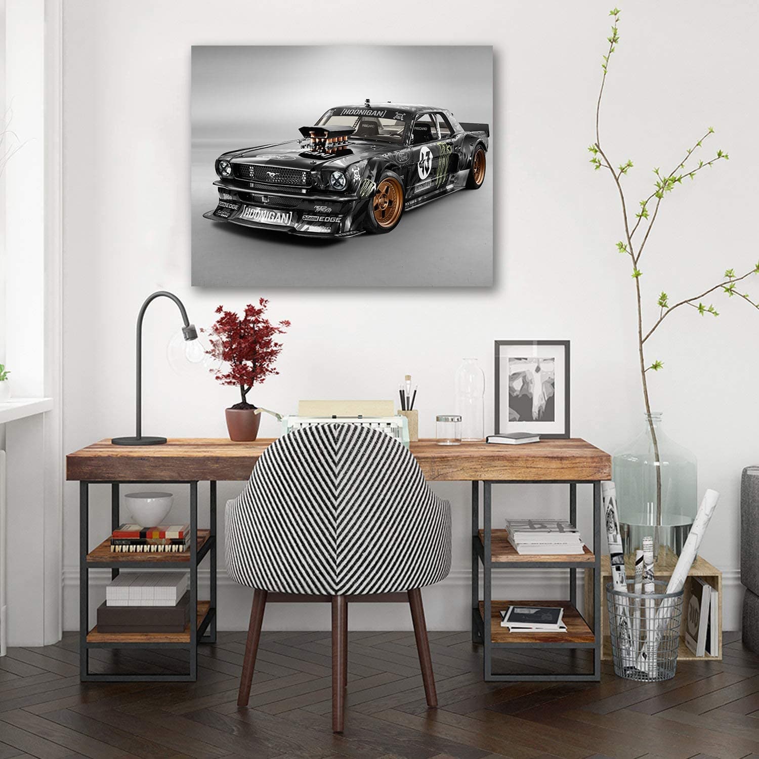 Framed 1 Panel - Ken block's Ford Mustang