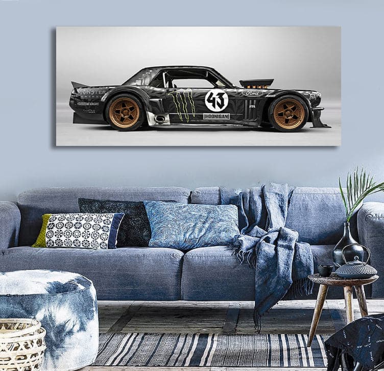 Framed 1 Panel - Ken block' s Ford Mustang