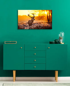 Framed 1 Panel - Deer Art