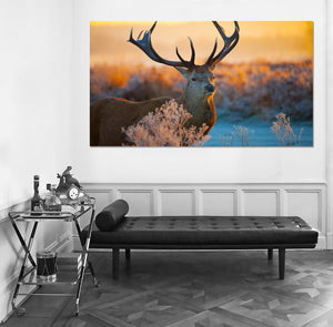 Framed 1 Panel - Deer Art