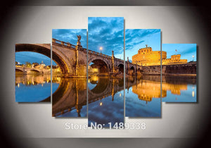 Framed 5 Panels - Bridge