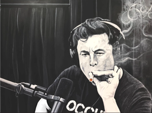 Framed 1 Panel - Elon Musk