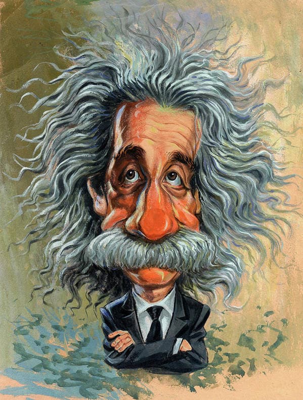 Framed 1 Panel - Einstein