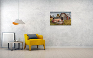 Framed 1 Panel - Rustic Car