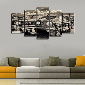 Framed 5 Panels - Ford Mustang