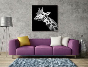 Framed 1 Panel - Giraffe Art