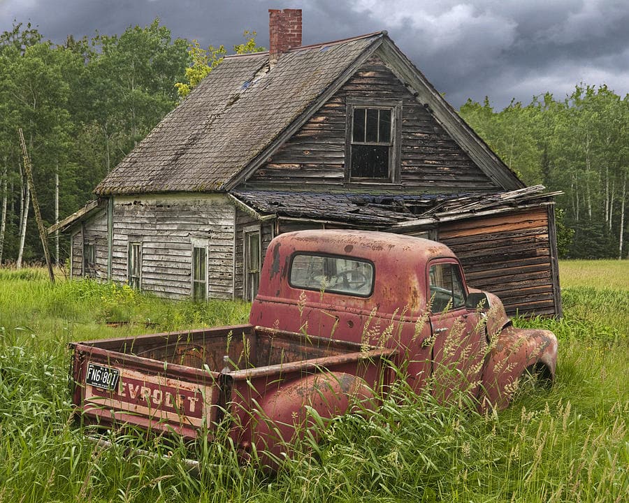 Framed 1 Panel - Rustic Truck