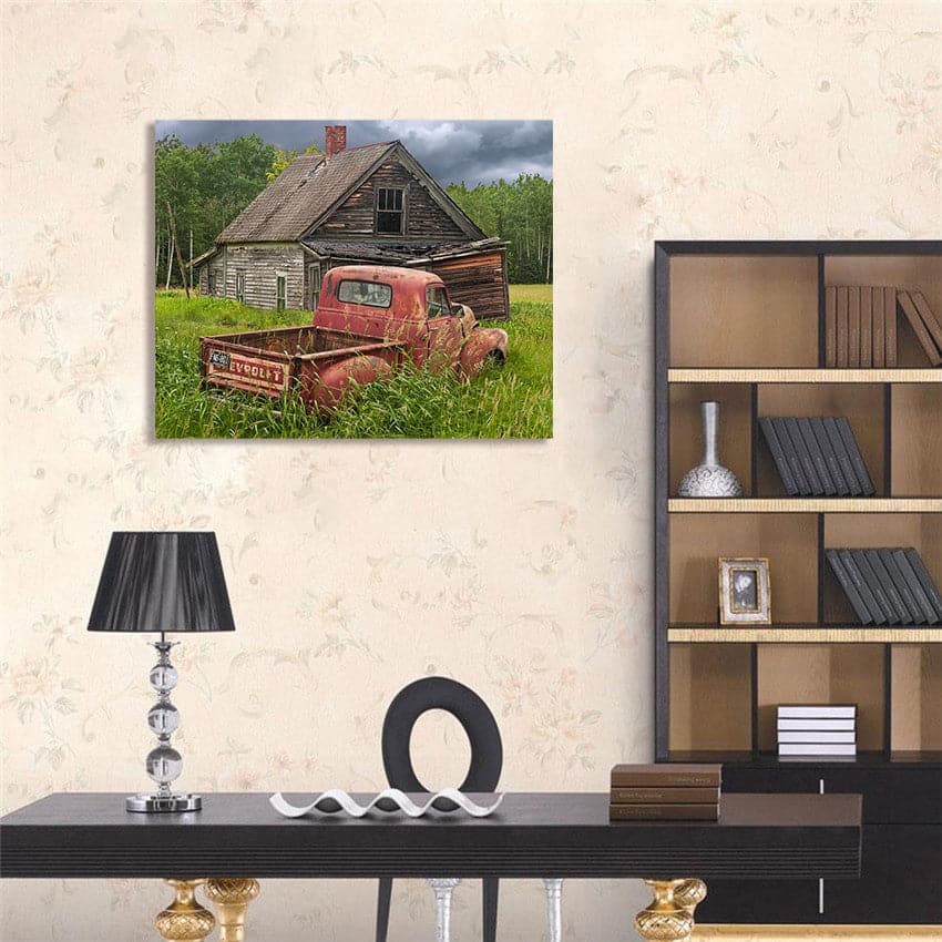 Framed 1 Panel - Rustic Truck