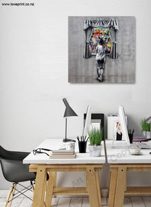 Framed 1 Panel - Street Art