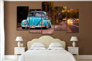 Framed 5 Panels - Volkswagen Beetle