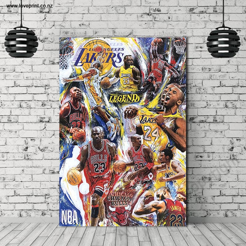 Framed 1 Panel - NBA Legend