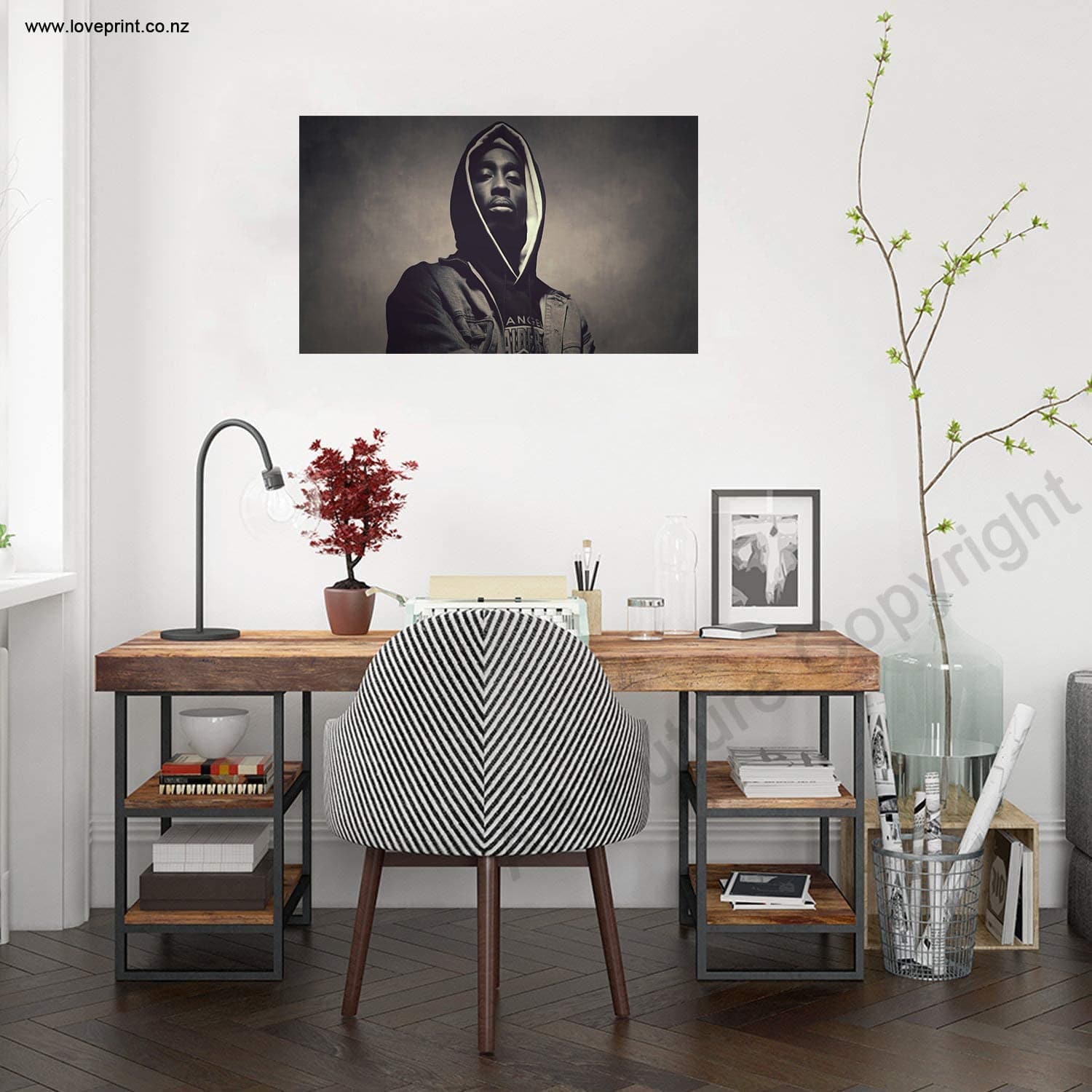 Framed 1 Panel - Tupac