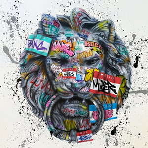 Framed 1 Panel - Lion Art