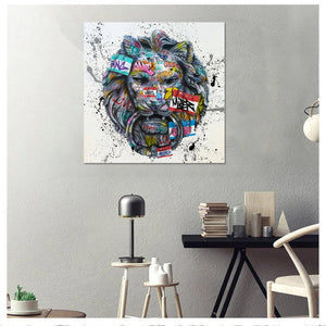 Framed 1 Panel - Lion Art