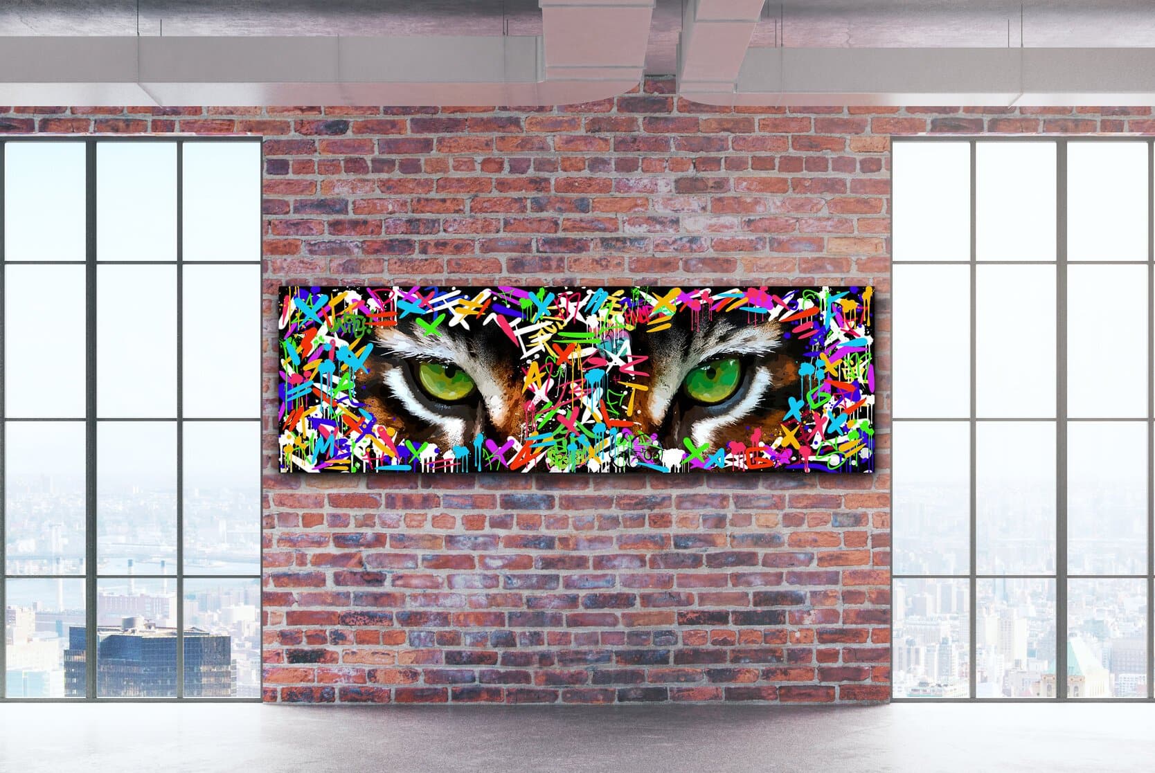 Framed 1 Panel - Abstract