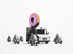 Framed 1 Panel - Banksy - Donut