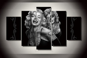 Framed 5 Panels - Marilyn Monroe