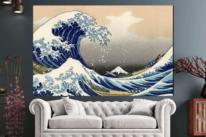 Framed 1 Panel - Great Wave off Kanagawa