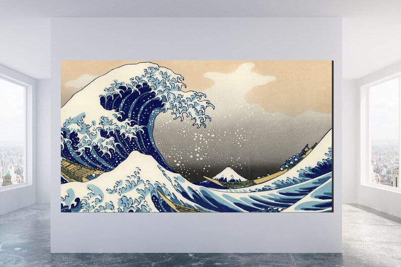 Framed 1 Panel - Great Wave off Kanagawa