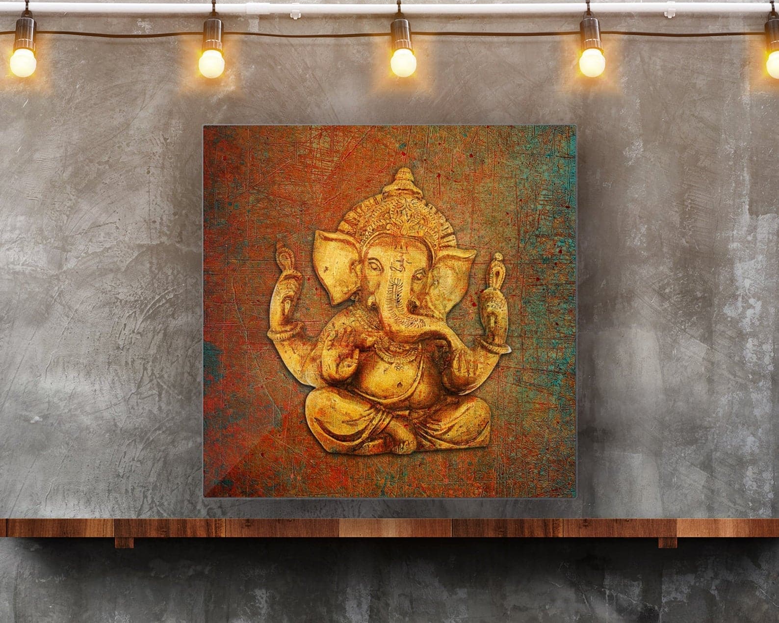 Framed 1 Panel - Ganesha