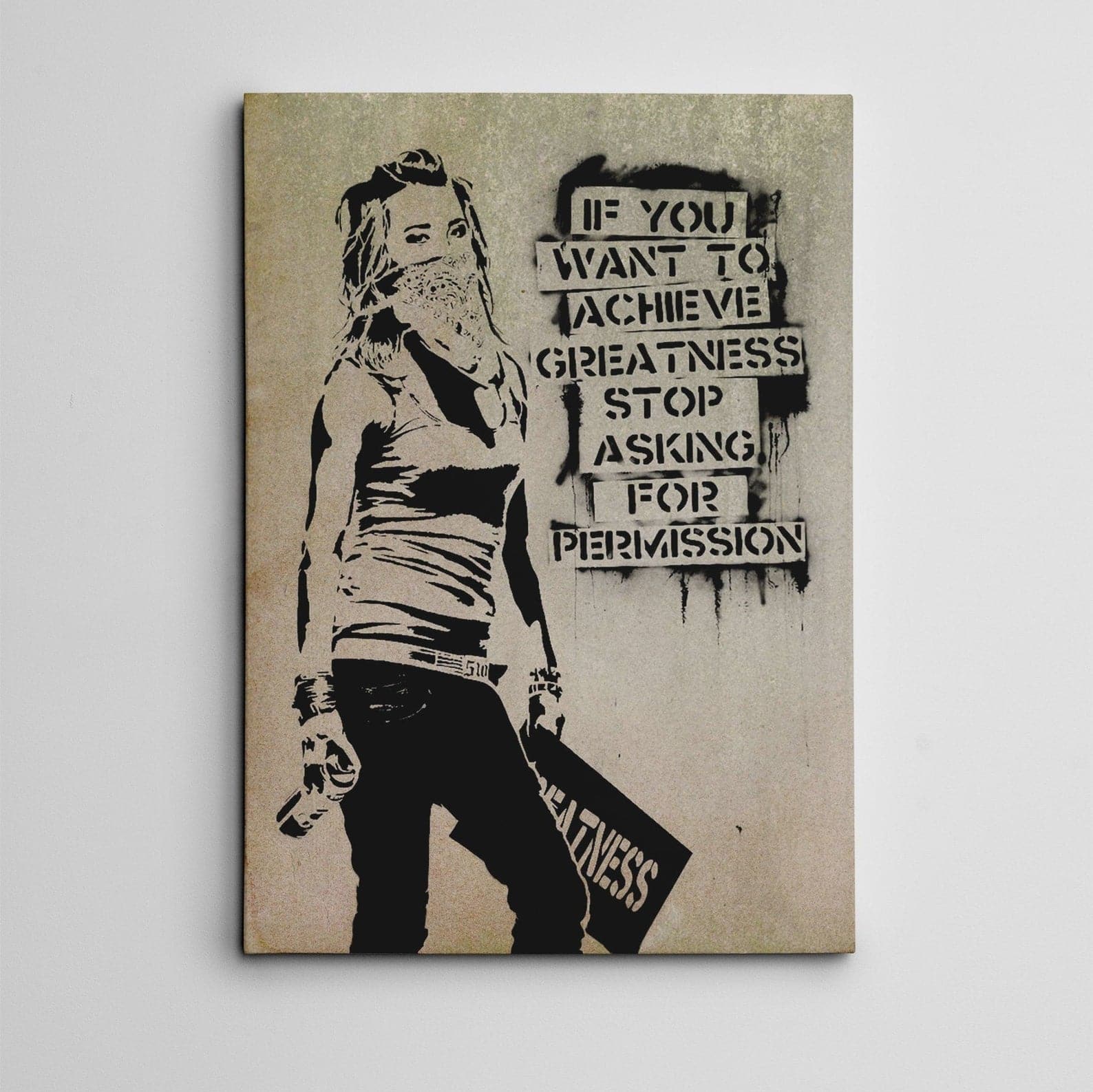 Framed 1 Panel - Banksy