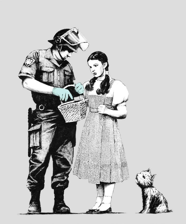 Framed 1 Panel - Banksy