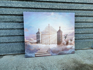 Framed 1 Panel - Finished Products - Banksy - Heavens Gate