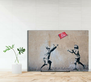 Framed 1 Panel - Banksy - No Ball Games