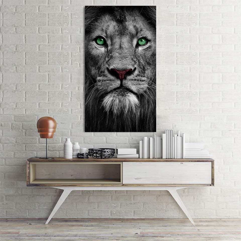 Framed 1 Panel - Lion