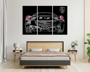 Framed 1 Panel - Ferrari