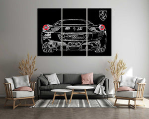 Framed 1 Panel - Ferrari