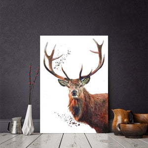 Framed 1 Panel - Deer
