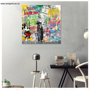 Framed 1 Panel - Love is the answer