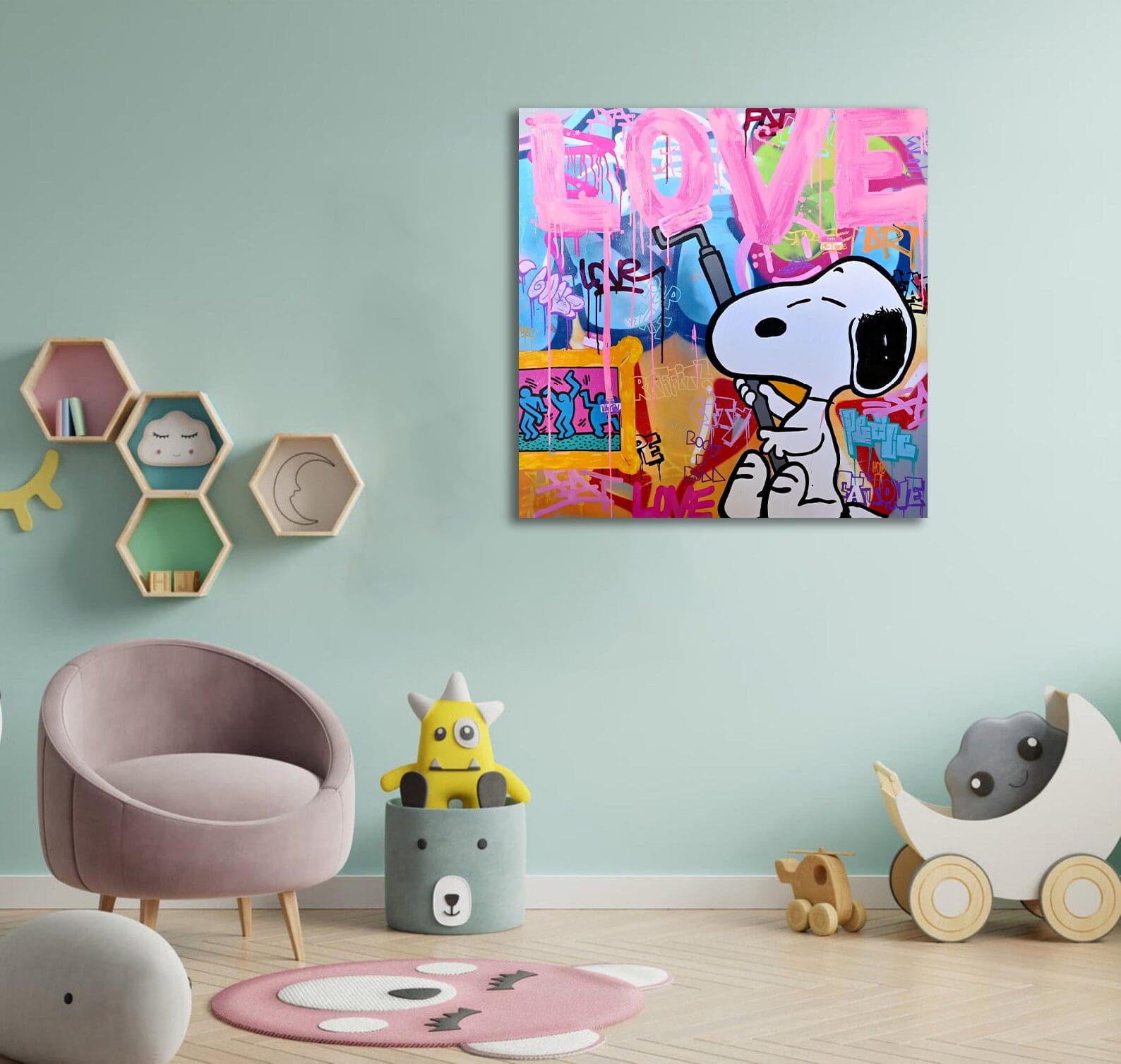 Framed 1 Panel - Love